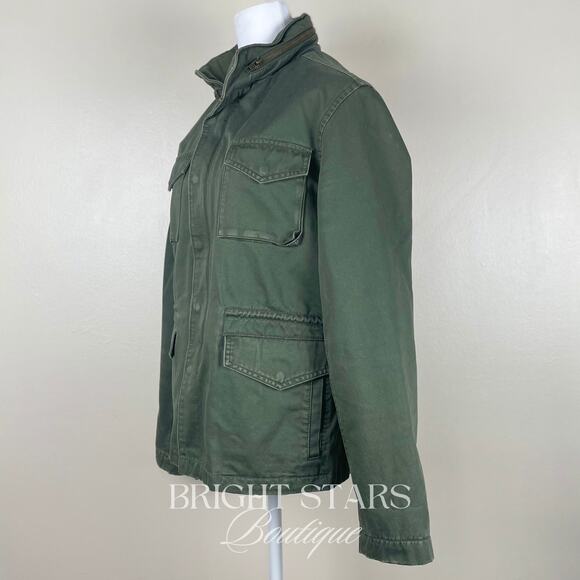 Rare Vintage Floral Embroidered Back Green Utility Jacket ASO Lorelai Gilmore - Picture 6 of 7